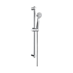 Roca - Ensemble Douche sur Barre 70cm Stella 80 1 Jet + Flexible Chrome