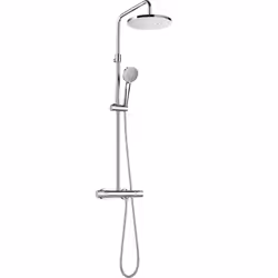 EVEN-T ROUND Grifo Columna Ducha Telescópica Cromo fabricado por Roca Sanitarios .