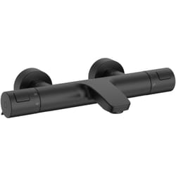 Roca - A5A1E18NB0 T-500 Grifo Termostático Exterior para Baño-Ducha con Inversor Automático Negro Mate - ref: A5A1E18NB0