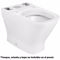 Cuvette compacte à double sortie , THE GAP by ROCA . Convient aux toilettes à réservoir bas. De forme carrée, elle comprend u ...