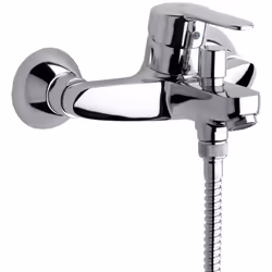 Le mitigeur bain-douche monotrou VICTORIA de la marque Roca est conçu pour une installation murale pratique et élégante. Ce m ...