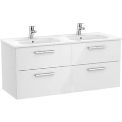 Roca - Meuble complet Victoria Unik Blanc brillant - 120cm