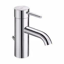 Mezclador monomando de la serie LANTA de Roca Sanitarios para lavabo con desagüe automático y enlaces de alimentación flexibl ...
