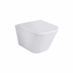 Description générale Le pack WC The Gap de Roca comprend une cuvette suspendue sans bride et un abattant thermodur double laq ...