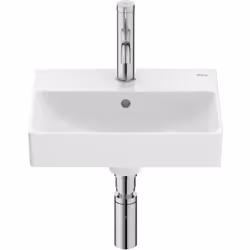 Le lavabo mural compact en porcelaine appartient à la collection ONA de ROCA . De forme rectangulaire, le lavabo, avec la vas ...