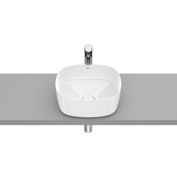 Roca - Vasque à poser en fineceramic Inspira Soft - 370x370x140mm - blanc brillant