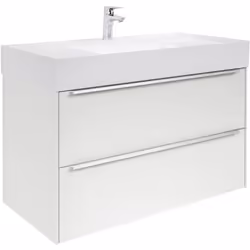 Gamme Inspira ROCA Solution Unik meuble 2 tiroirs + lavabo Installation de la robinetterie: Sur le lavabo Lavabo / Position d ...