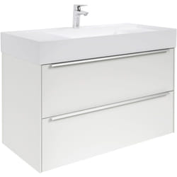 Meuble Unik inspira Roca 1000mm et lavabo - Blanc brillant