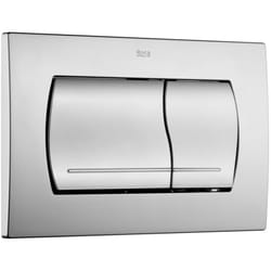 Roca - Plaque de commande active 52-B double touche Chromé mat (A8901150B2)