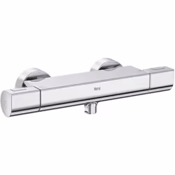 Le robinet de douche thermostatique extérieur ROUND T appartient à la collection 1000 de ROCA. Avec une finition chromée, les ...