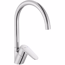 Grifo monomando VICTORIA PLUS para cocina con caño giratorio y enlaces de alimentación flexibles. Más estilizada y esbelta, V ...