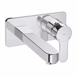 Roca L20, Chrome, Métal, Mur, Poignées de levier, Unique, Vitrocéramique
