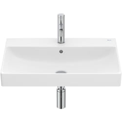 Lavabo mural fineceramic 'Ona'avec jeu de fixations 650 x 460 mm - Blanc mat Roca