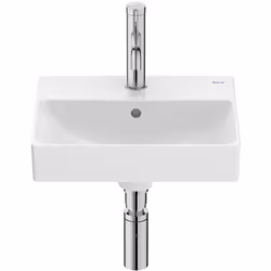 Présentation Lave-mains compact en fineceramic "Ona" avec jeu de fixations 400 x 320 mm - blanc mat Capacité de la cuve (L):  ...