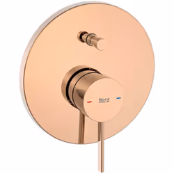 Mitigeur bain-douche à encastrer sur rocabox avec inverseur automatique 2 voies A installer impérativement avec la RocaBox A5 ...