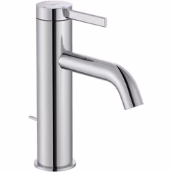 ONA mitigeur de lavabo avec vidage automatique, ouverture sur l'eau froide chromé, chromé Caractéristiques techniques Economi ...