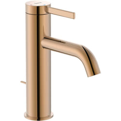 Roca - Mitigeur lavabo ona Economie d'eau et d'énergie avec vidage auto, rose gold