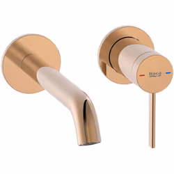 ONA mitigeur de lavabo à encastrer. à installer avec son corps d'encastrement, rose gold ATTENTION : Ce mitigeur pour lavabo  ...