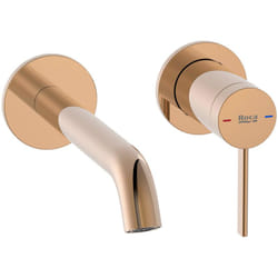 Mitigeur pour lavabo à encastrer ona, Economie d'eau et d'énergie, rose gold - Roca