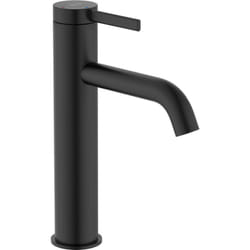 Roca - A5A3C9ENB0 ona Grifo Monomando Lavabo Desagüe Clic Clac Caño Mezzo Negro Mate - ref: A5A3C9ENB0