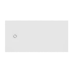 Roca - Receveur de douche extra plat en Stonex® Terran-N+Grille Twist - 1400x900mm - Blanc