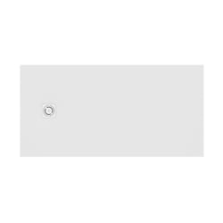 Roca - Receveur de douche extra plat en Stonex® Terran-N+Grille Twist - 1600x900mm - Blanc