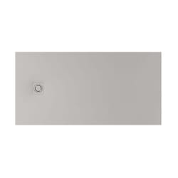 Roca - Receveur de douche extra plat en Stonex® Terran-N+Grille Twist - 1600x900mm - Perle