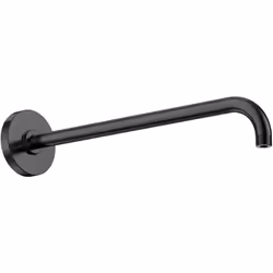 Brazo de pared para rociador de ducha negro cepillado de la colección L400 de Roca Sanitarios . Compatible con rociadores de ...