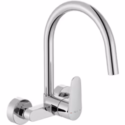 Le mitigeur de cuisine extérieure avec bec orientable appartient à la collection VICTORIA PLUS de ROCA. Avec une finition chr ...