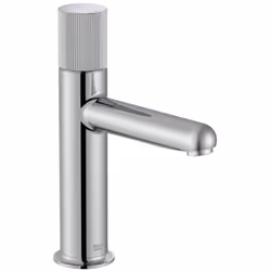 Mezclador monomando de cuerpo liso con maneta Stripes para lavabo. Incluye enlaces de alimentación flexibles. Apertura en agu ...