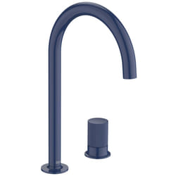 Roca - A5A3D3FP00 nu Grifo Monomando Lavabo con Maneta de Repisa Maneta Stripes Azul Cobalto - ref: A5A3D3FP00
