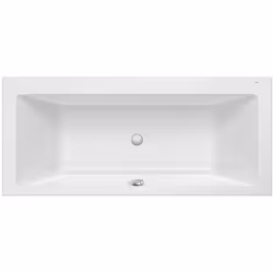 Présentation Baignoire en acrylique rectangulaire à encastrer "VYTHOS Biplace" 1800 x 800 mm Blanc Dimensions : Longueur 1800 ...