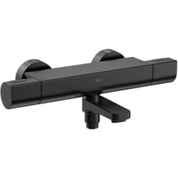 Roca - A5A1E2ENM0 T-1000 Grifo Termostático Exterior para Baño-Ducha Negro Titanio Cepillado - ref: A5A1E2ENM0