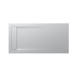 Roca - Receveur de douche extra plat en Stonex® Aquos - 1400x700mm - Perle