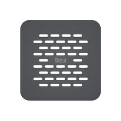 Roca - Grille de vidage Brick en acier inoxydable pour receveur de douche Terran-N - Gris ardoise