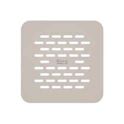 Roca - Grille de vidage Brick en acier inoxydable pour receveur de douche Terran-N - Beige