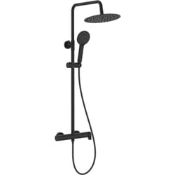 A5A9A6ENB0 vega plus round Columna De ducha Monomando Negro - ref: A5A9A6ENB0 - Roca