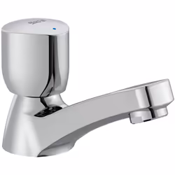 Grifo de repisa para lavabo de agua fría (índice azul) de la colección BRAVA de Roca Sanitarios . BRAVA significa elementos d ...