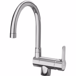 Grifo de fregadero mezclador monomando para cocina con caño abatible y giratorio de la serie L20 de Roca Sanitarios . Incluye ...