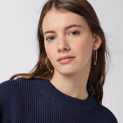 Tous 611180400 Boucles d'oreilles créoles Argent sterling Argent