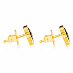 Tous 815433501 Clous d'oreilles Argent sterling Noir, Or
