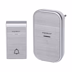 Sonnette de porte sans fil | Aigostar La sonnette sans fil d'Aigostar se compose d'un émetteur (avec batterie - unité extérie ...