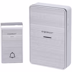 Sonnette sans fil avec piles | Aigostar La sonnette sans fil Aigostar se compose d'un émetteur (unité extérieure, pile inclus ...
