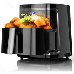 Aigostar 8433325205089 friteuse Unique 7 L Autonome 1900 W Friteuse d’air chaud Noir