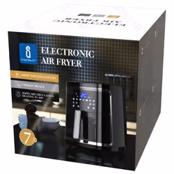 Aigostar 8433325205089 friteuse Unique 7 L Autonome 1900 W Friteuse d’air chaud Noir