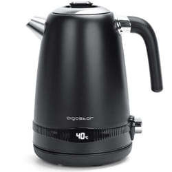 Aigostar Loki - Bouilloire 0% BPA en acier inoxydable. 1.7L 2200W. 7 températures préréglées maintien au chaud écran LED.