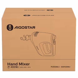 Aigostar 8433325212711 mixeur Batteur à main 400 W Blanc