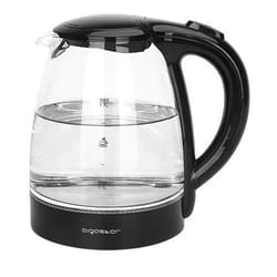 Aigostar 30GOM bouilloire 1,7 L 2200 W Noir, Transparent