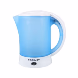 Aigostar 30JQK, 0,6 L, 650 W, Bleu, Blanc, Plastique