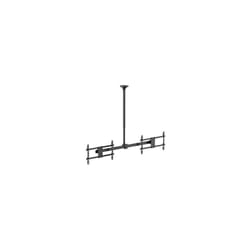 Support plafond pivotant avec double bras pour TV 34" - 60" (jusqu'à 80kg) compatible toutes marques (VESA)